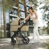 PETITE&MARS Kočík kombinovaný ICON 2v1 XXL AIR + CYBEX Aton B2 i-Size + základňa (Variant Dove Grey, Farba Sivá)