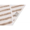 Jollein Osuška s kapucňou froté 75x75cm Stripe Olive Green