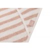 Jollein Osuška s kapucňou froté 75x75cm Stripe Wild Rose