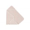Jollein Osuška s kapucňou froté 75x75cm Stripe Wild Rose