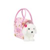 Pucci Pups Psík biely v taške Pink Crown Glam Bag