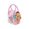 Pucci Pups Psík hnedý v taške Pink Crown Glam Bag