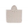 Jollein Osuška pončo Stripe Wild Rose