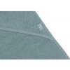 Jollein Osuška s kapucňou froté 75x75cm Sea Green