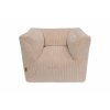 Jollein Kreslo detské Beanbag Corduroy Natural