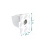 ZOPA Magnetický uzáver skriniek / zásuviek 4ks, white