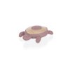 ZOPA Silikónové drevené hryzátko Turtle (Variant Dove Grey)