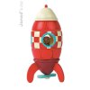 J05207 Drevena magneticka skladacka Raketa Kit Magnet Janod 16 cm od 2 rokov 9 dielov 3
