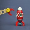 J05207 Janod Magneticka skladacka Raketa Kit 16 cm 9 dielov 14