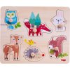 Haba Drevené vkladacie puzzle Lesné zvieratá