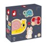 J07116 Janod Drevene vkladacie puzzle pre deti Zahrada 4v1 10