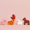 J07121 Janod Drevene vkladacie puzzle pre najmensich Farma Chunky 12