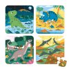 J02541 Janod Puzzle v kufriku 4v1 Dinosaury 02