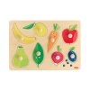 Haba Drevené vkladacie puzzle s úchytom Farby ovocie a zelenina