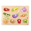 Tooky Toy Vkladacie puzzle Zelenina