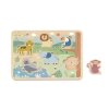 Tooky Toy Puzzle so zvukmi Zvieratká z džungle Pastel