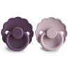 Frigg DVOJBALENIE CUMLÍKOV DAISY VIOLET DREAM/ CREAM, 0-6M, KAUČUK (Variant Violet dream/Cream)