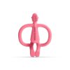 MATCHSTICK MONKEY HRYZÁTKO A ZUBNÁ KEFKA TEETHER (Variant pink)