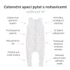 Sleepee Celoročný spací vak s nohavicami Šedé tečky/Čierne bodky (Veľkosť XS)