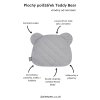 Sleepee vankúš Royal Baby Teddy Bear Pillow (Variant Sunflower)