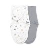 INGENUITY Zavinovačka SwaddleMe™ Ulitka bavlna Sunset space 2ks 0,5 TOG 0-3m