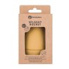 PETITE&MARS Hračka silikónová do vody s kefkou Splashy Rocket 6m+ (Variant Intense Ochre)