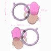 3 MM Cooling Teether Lilac Ring DustyPink PS 03