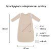 Celoročný spací vak s odepínacími rukávy Sleepee (Variant Pink)