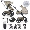 EASYWALKER SET Kočík 4v1 Harvey⁵ Premium Pearl Taupe XXL RWS + CYBEX Aton B2 i-Size