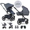 EASYWALKER Set XL kočík kombinovaný Harvey NXT s príslušenstvom (Variant Deep Blue)