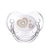 canpol babies dudlik 18m silikonovy anatomicky newborn baby bezovy
