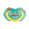 canpol babies set symetrickych silikonovych dudliku 0 6m neon love modry
