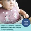 canpol babies podbradnik silikonovy s vcreckom bonjour paris ruzovy
