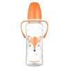 canpol babies flasa uzkohrdla s uchytmi cute animals 250ml liska