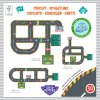dj05498 crazy motors mestsky okruh obrovske puzzle %E2%80%93 26 dielov 2