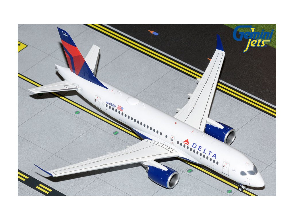 Airbus A220-100 Delta Air Lines N103DU Scale 1/200
