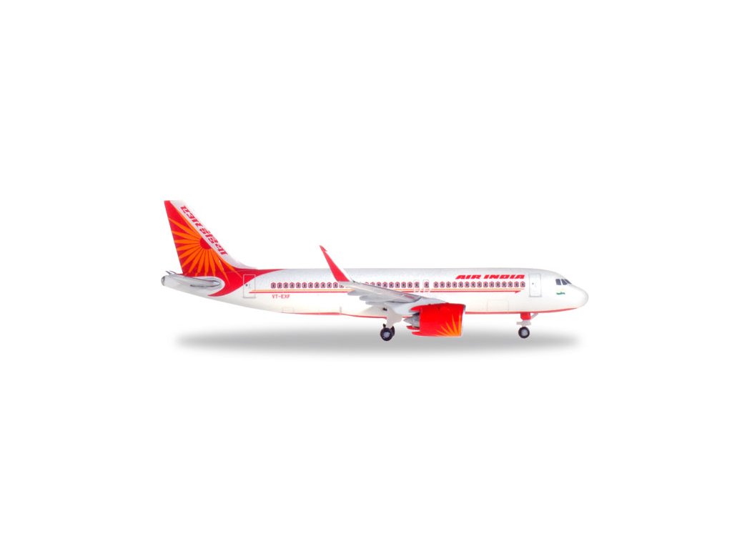 エアインディア A320NEO VT-CIO 1/200 JC Wings 1:200 Air India Airbus A320neo Diecast Aircraft JET