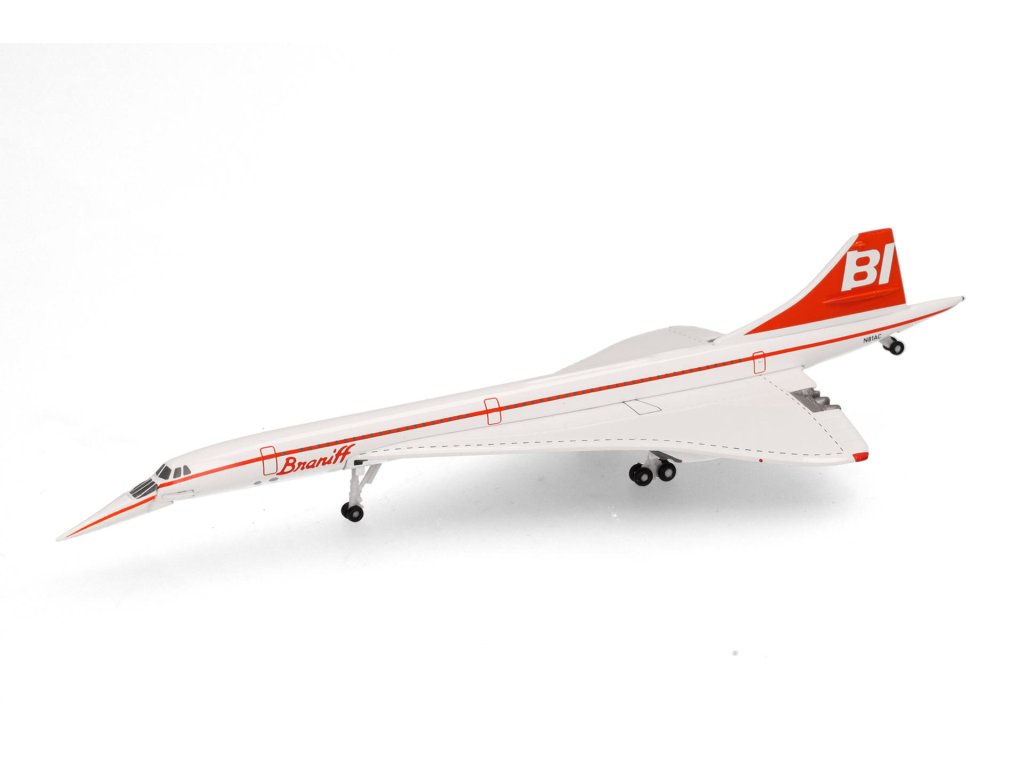 Concorde Braniff nose down - Jumbolino-model.com