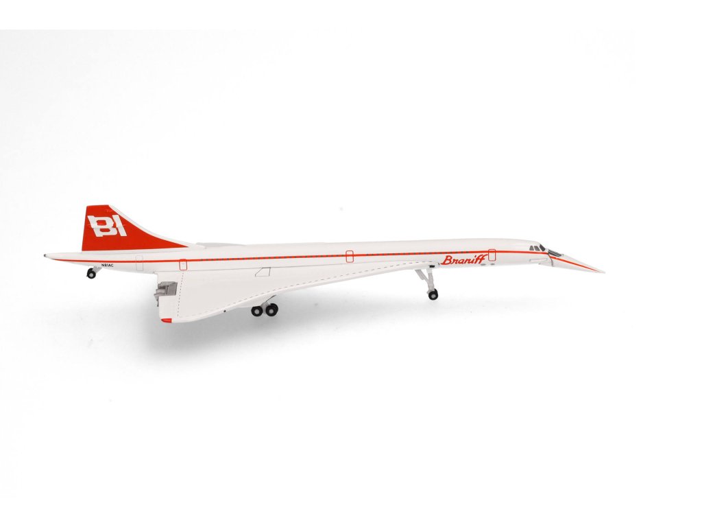 航空機・ヘリコプター Jet-X 1/400 Concorde BRANIFF Chrome Jet-X 1/400 Concorde Braniff Chrome | eBay