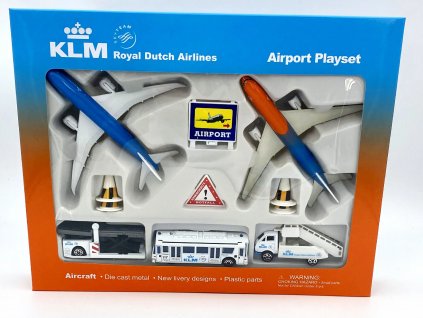 Airport Play Set KLM Royal Dutch Airlines Orange Pride