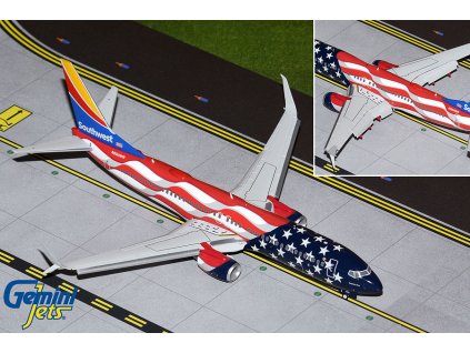 Boeing 737-800 Southwest Airlines “Freedom One”  Flaps Down