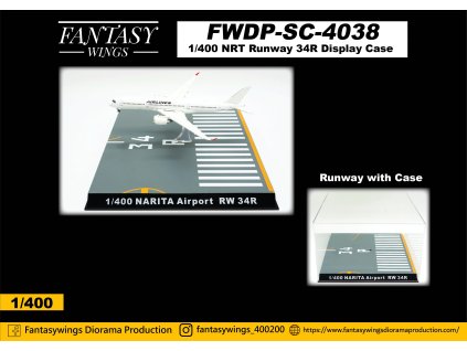 Narita Airport Runway 34R Display Case