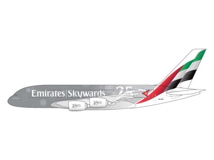 Emirates Airline Airbus A380-800 Skywards 25th Anniversary A6-EUE