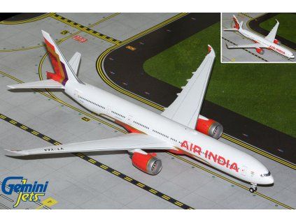 Boeing 777-9 Air India folded wingtips VT-XAA