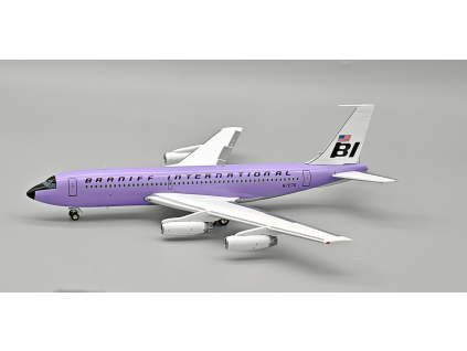 Braniff Boeing 720-027 Super Jet Lavender Periwinkle Blue N7076
