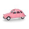 Citroen 2CV, open, light pink
