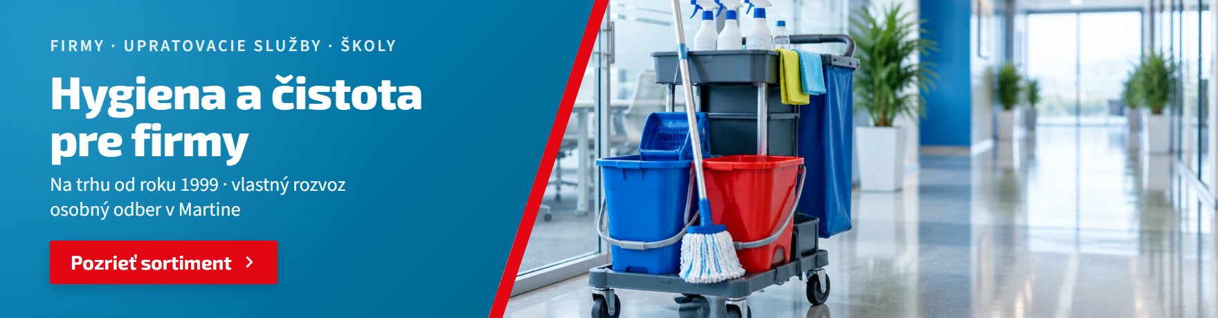 Hygiena a čistota pre firmy