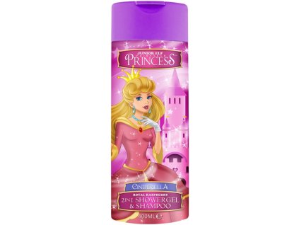 Sprch gel + šampón detský 400 ml Cinderella