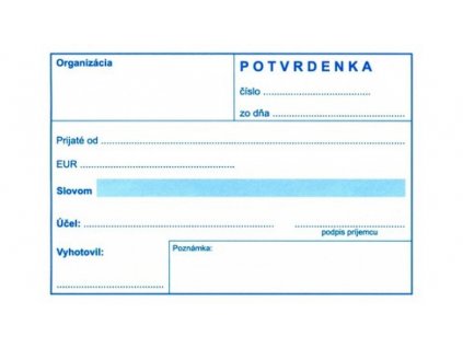 Potvrdenka A6 Igaz 288