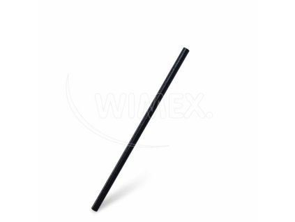 Slamka bio-kompozit čierna JUMBO O8mm x 21cm [100 ks] 40519_1